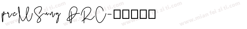 prcMSung PRC字体转换